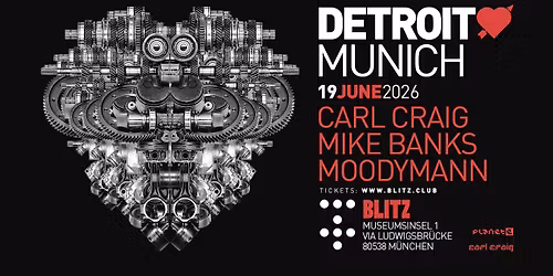 DETROIT LOVE with Carl Craig, Mike Banks, Moodymann