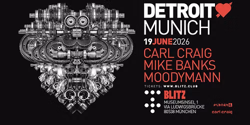 DETROIT LOVE with Carl Craig, Mike Banks, Moodymann
