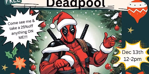 Pictures with Santa Deadpool