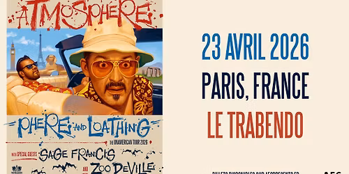 Atmosphere \u2022 Trabendo, Paris \u2022 23 avril 2026
