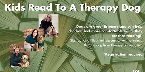 Kids Read to a Therapy Dog