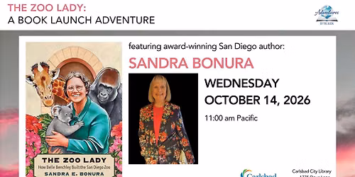 The Zoo Lady: a Book Launch Adventure with San Diego award winning author Sandra Bonura