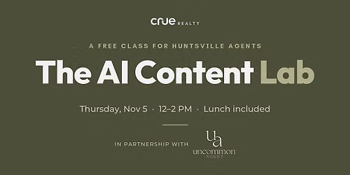 The AI Content Lab: Free AI + Instagram Class for Huntsville Agents