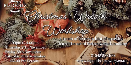 Christmas Wreath Workshop 2025