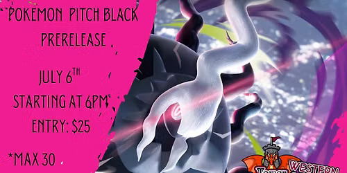 Pok\u00e9mon Pitch Black Prerelease