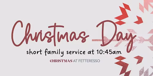 Christmas Day | Short Family Service