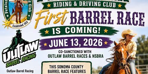 First Barrel Race for PRDC 2026 year. $2000 added
