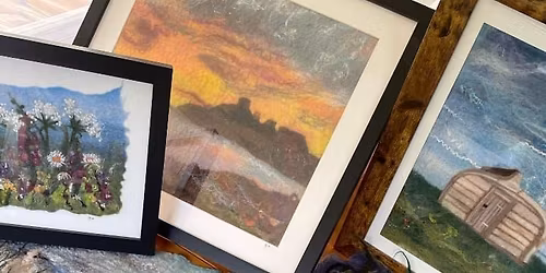 Wet & Needle Felted Pictures Workshop \u00a365-