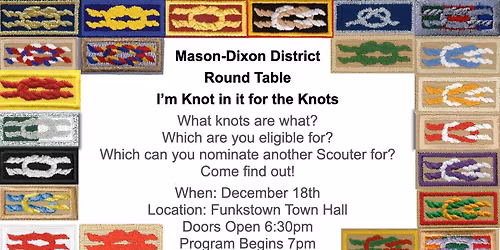 MDD Round Table - I'm Knot in it for the Knots