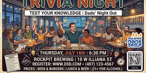 Orlando Dads Group - Dads Night Out Trivia
