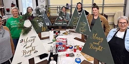 Paint, Sip & Pine: Scrap Wood Christmas Tree Workshop