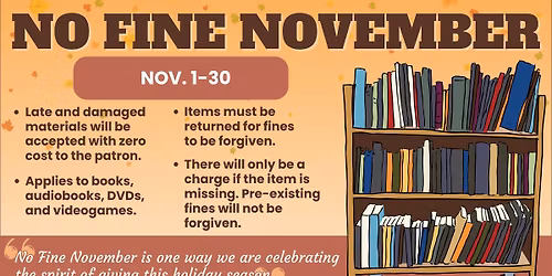 NO FINE NOVEMBER