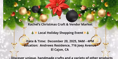 Christmas Craft and Vendor Market