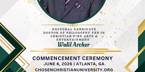 Honorary Doctorate Commencement Ceremony