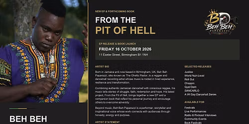 New EP & Forthcoming Book - From the Pit of Hell