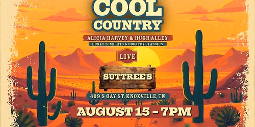 Cool Country: Alicia Harvey & Hugh Allen - Suttree's