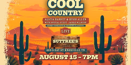 Cool Country: Alicia Harvey & Hugh Allen with Jackie Wilburn - Suttree's