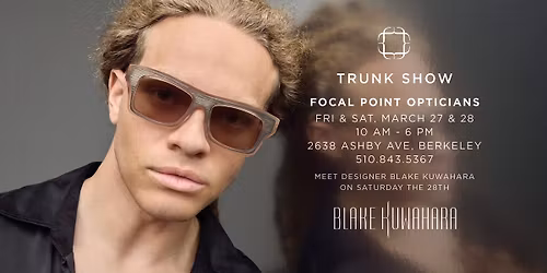 Trunk Show at Focal Point Opticians