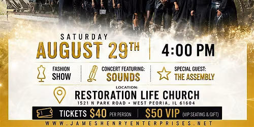 James Henry Enterprises Presents - Concert Featuring: SOUNDS