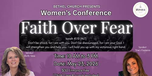 Faith Over Fear Women's Conference 