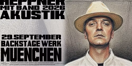 PETER HEPPNER & BAND | AKUSTIK 2026 | BACKSTAGE M\u00dcNCHEN 2026