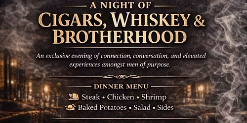 Brotherhood All Men Cigar and Whiskey 