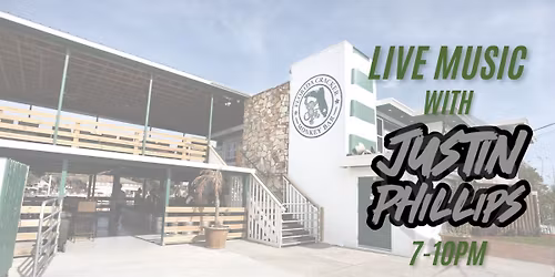 Justin Phillips live @ the monkey bar