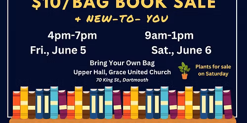 $10\/bag Book Sale & New-to-you Room plus Surplus Plants