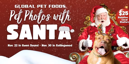 Pet Photos With Santa