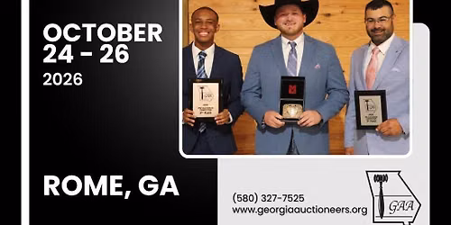 2026 Georgia Auctioneers Association Convention & Contest