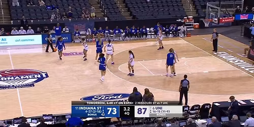 Indiana State Sycamores at Northern Iowa Panthers Mens Basketball