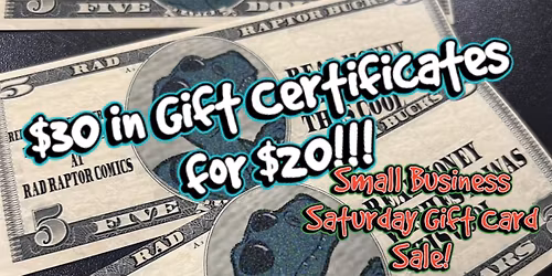 $30 in Gift Certificates for $20!!!!!!