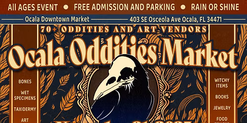 Ocala Oddities Market November 2025 Edition!