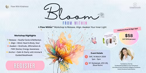 Bloom From Within - An Inner Growth & Energy Alignment Workshop
