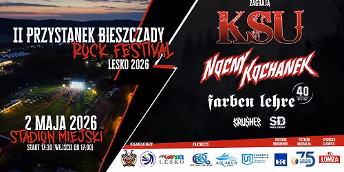 II Przystanek Bieszczady Rock Festiwal Lesko 2026