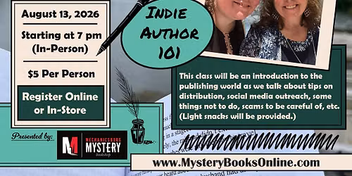 Indie Author 101 ($5 Per Person)
