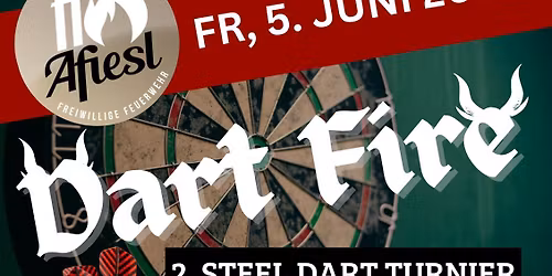 Dart Fire Afiesl mit Bullseye Party