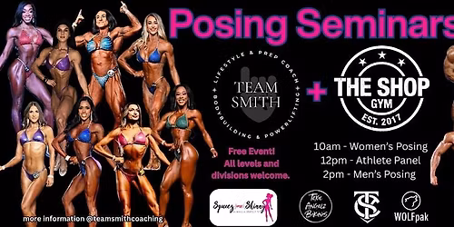 November 1st Posing Seminar Hosted by Team Smith Coaching