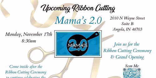 Mama's 2.0 Ribbon Cutting & Grand Opening