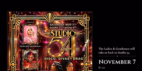 Hearsay Arlington present Studio 54