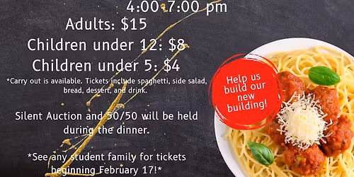 Spaghetti Dinner and Silent Auction