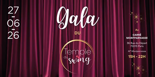 \u2728 GALA du Temple du Swing 2026 \u2728