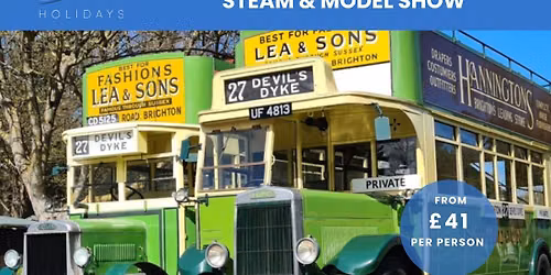 Amberley Museum Miniature Steam & Model Show inc. Coach Travel 