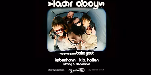 Viagra Boys (SE) + [support: Boko Yout] i K.B. Hallen - F\u00c5 BILLETTER