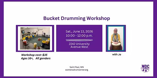 Bucket Drumming Workshop