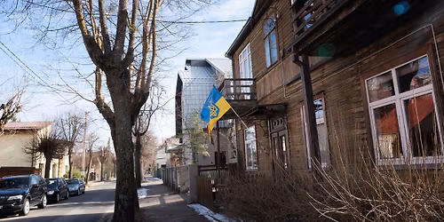 Laimos Tikui\u0161ien\u0117s fotografij\u0173 parodos "Vi\u0161inskio gatv\u0117s ukrainie\u010diai" atidarymas