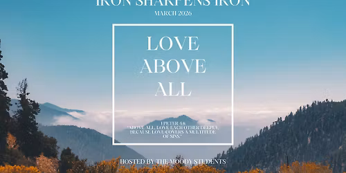 IRON SHARPENS IRON 2026 CONFERENCE