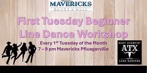 1st Tuesdays Beginners' Line Dance Workshop