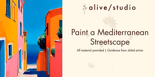 Paint a Mediterranean Streetscape