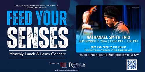 Feed Your Senses: Lunchtime Concert with the Nathanael Smith Trio